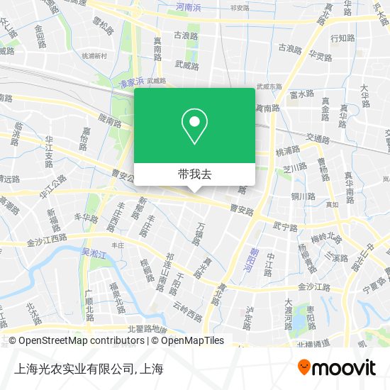 上海光农实业有限公司地图