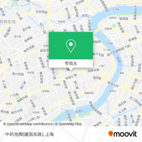 中药泡脚(建国东路)地图