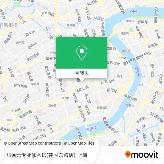 郑远元专业修脚房(建国东路店)地图
