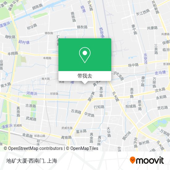 地矿大厦-西南门地图