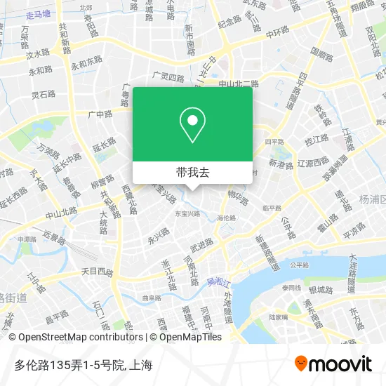 多伦路135弄1-5号院地图