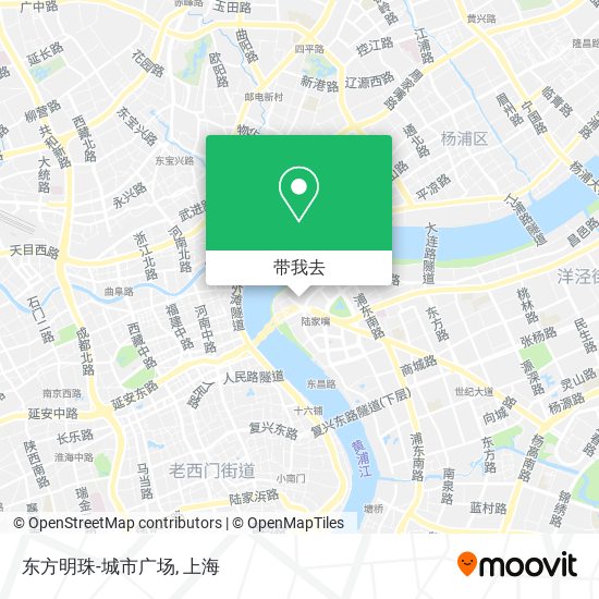 东方明珠-城市广场地图