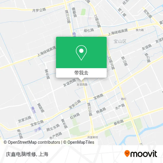 庆鑫电脑维修地图