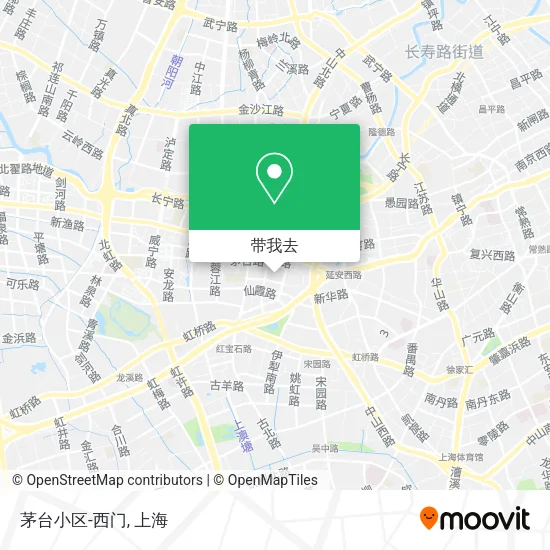 茅台小区-西门地图