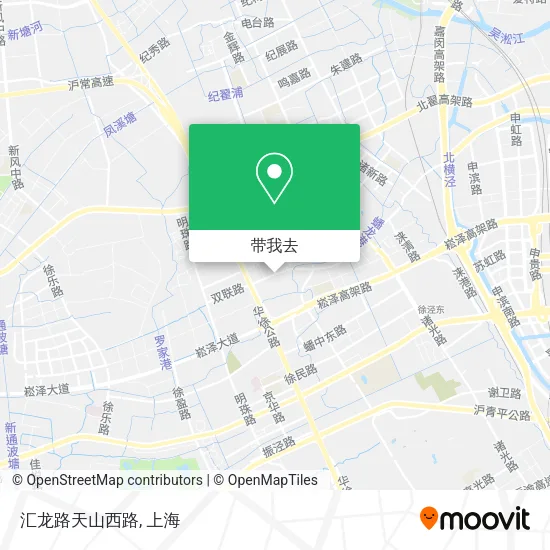 汇龙路天山西路地图
