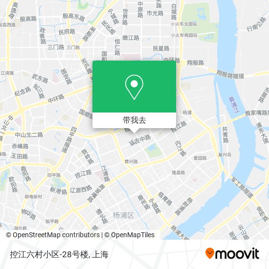 控江六村小区-28号楼地图