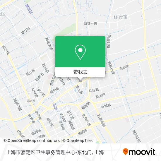上海市嘉定区卫生事务管理中心-东北门地图