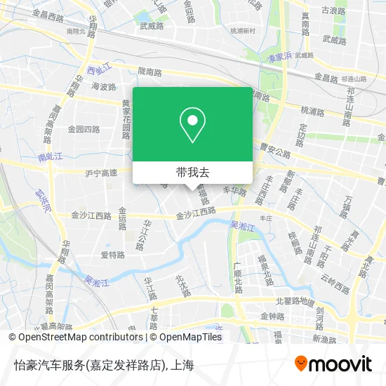 怡豪汽车服务(嘉定发祥路店)地图