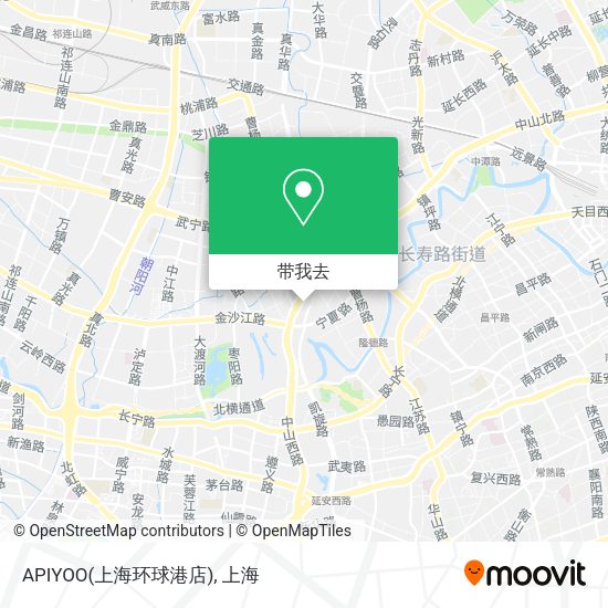 APIYOO(上海环球港店)地图