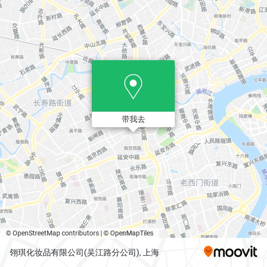 翎琪化妆品有限公司(吴江路分公司)地图