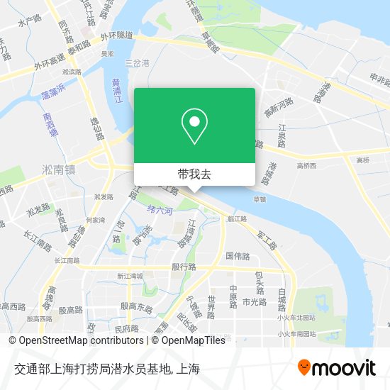 交通部上海打捞局潜水员基地地图