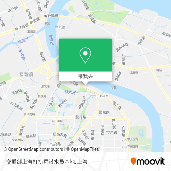交通部上海打捞局潜水员基地地图