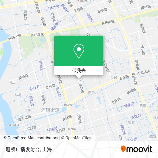 题桥广播发射台地图