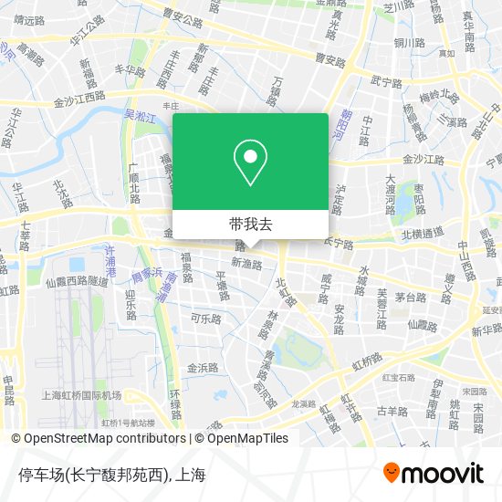 停车场(长宁馥邦苑西)地图