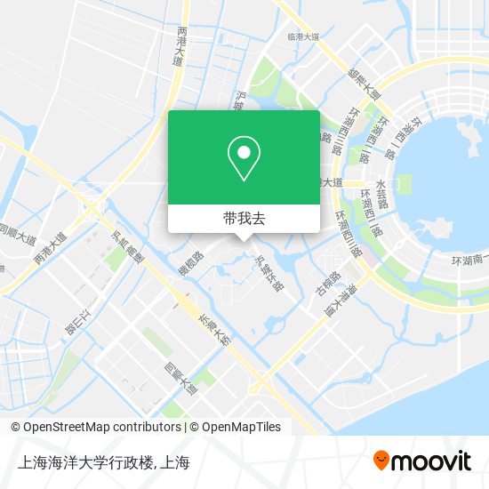 上海海洋大学行政楼地图