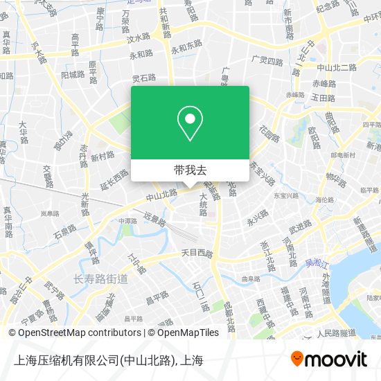 上海压缩机有限公司(中山北路)地图