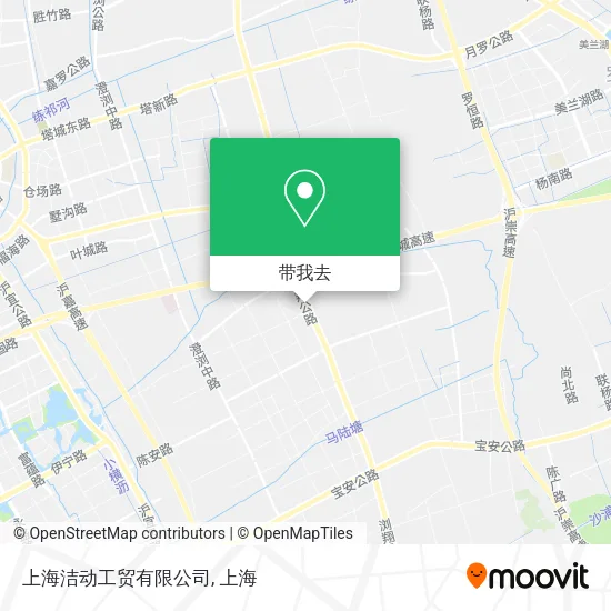 上海洁动工贸有限公司地图