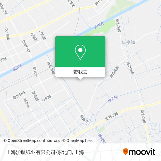 上海沪航纸业有限公司-东北门地图