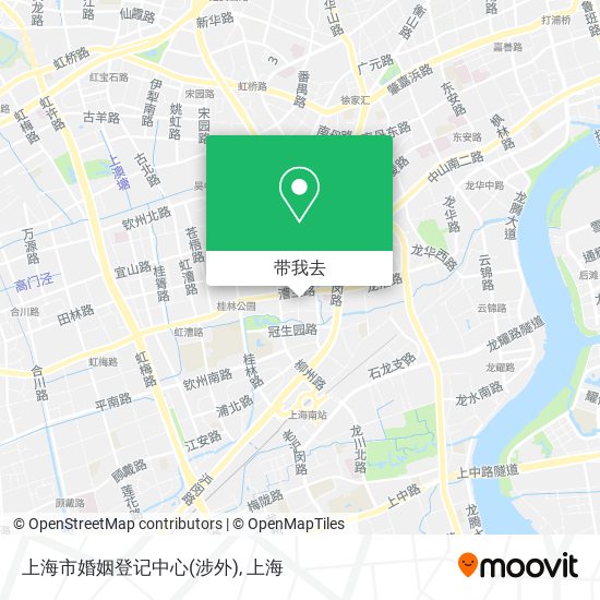 上海市婚姻登记中心(涉外)地图