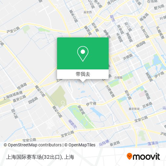 上海国际赛车场(32出口)地图