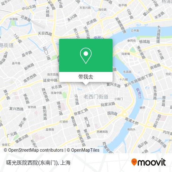曙光医院西院(东南门)地图
