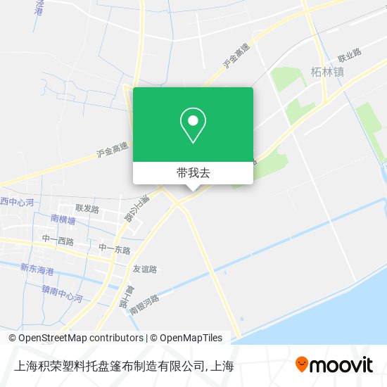 上海积荣塑料托盘篷布制造有限公司地图