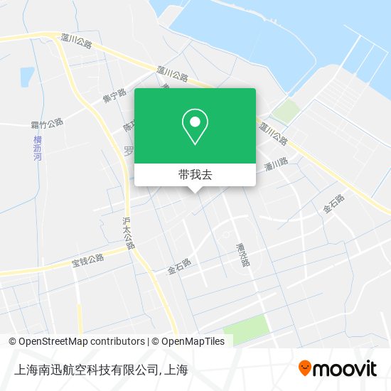 上海南迅航空科技有限公司地图