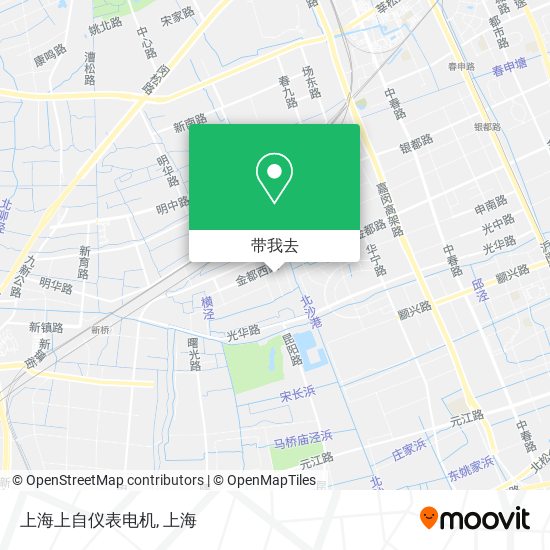 上海上自仪表电机地图
