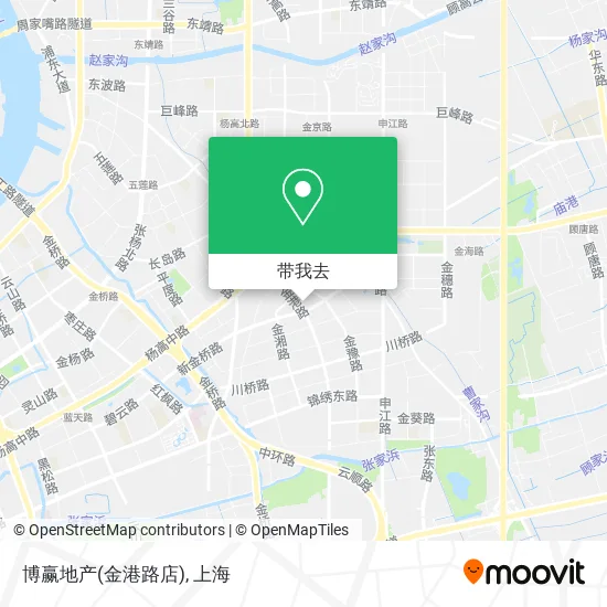 博赢地产(金港路店)地图