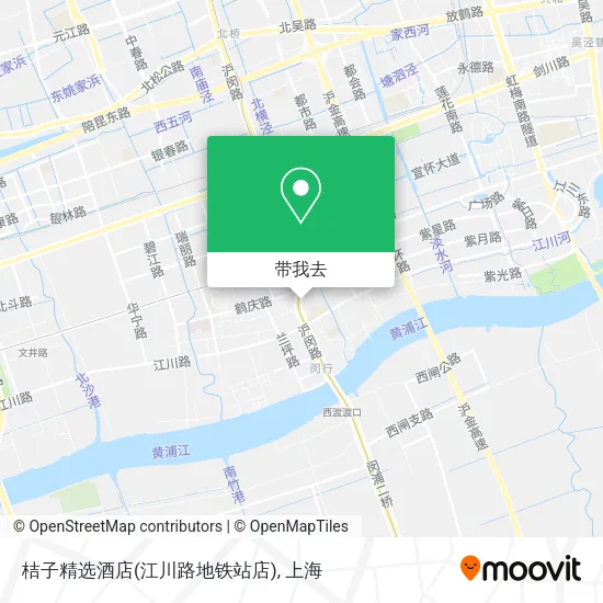 桔子精选酒店(江川路地铁站店)地图