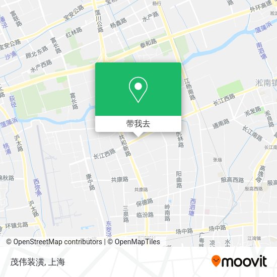 茂伟装潢地图