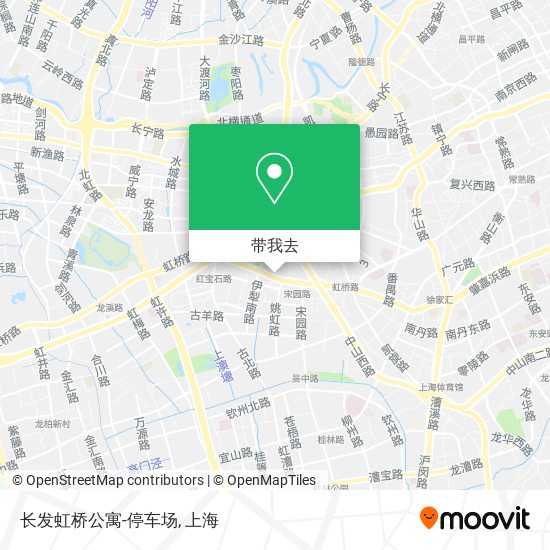 长发虹桥公寓-停车场地图