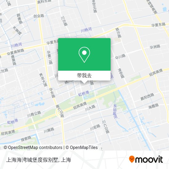 上海海湾城堡度假别墅地图