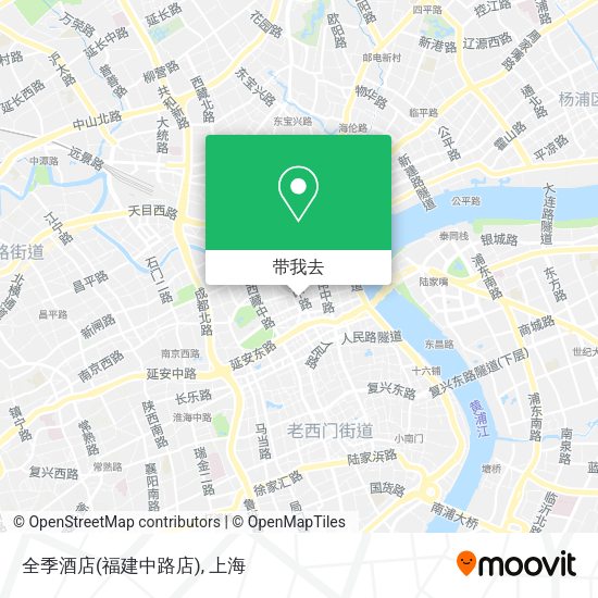 全季酒店(福建中路店)地图