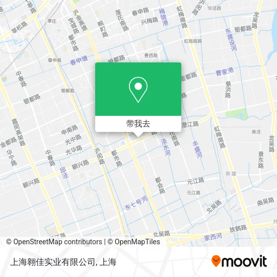 上海翱佳实业有限公司地图