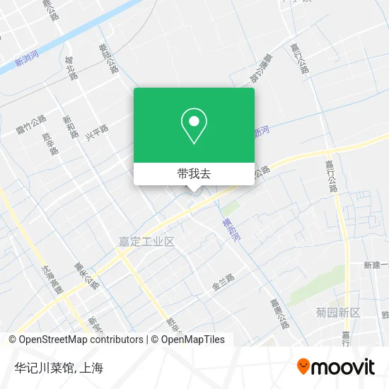 华记川菜馆地图
