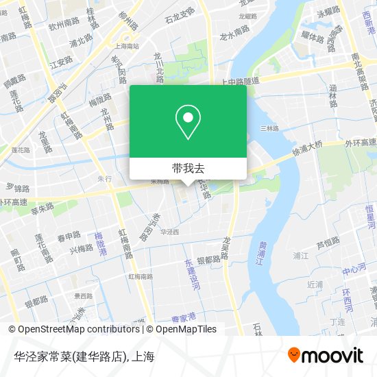 华泾家常菜(建华路店)地图