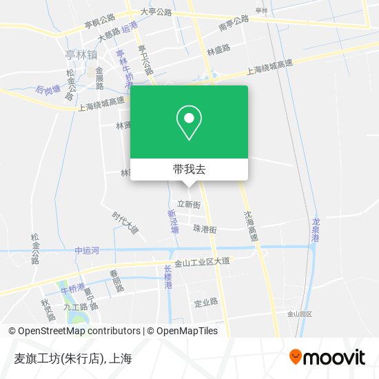 麦旗工坊(朱行店)地图