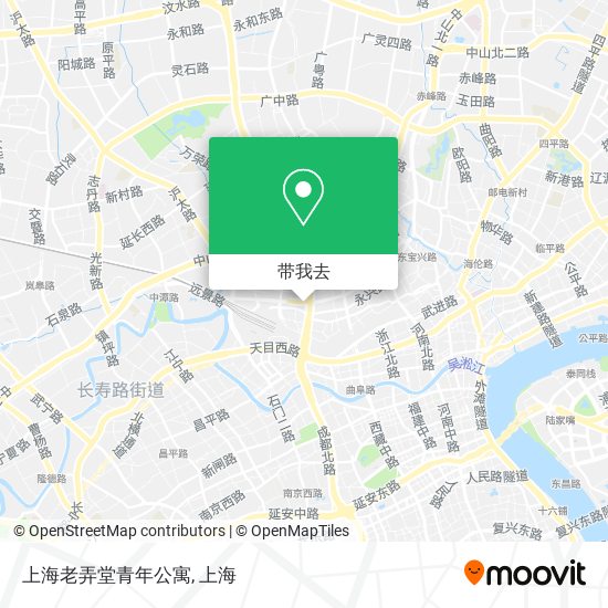 上海老弄堂青年公寓地图