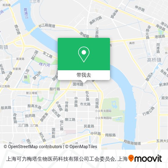 上海可力梅塔生物医药科技有限公司工会委员会地图