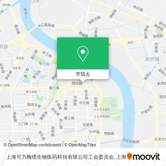 上海可力梅塔生物医药科技有限公司工会委员会地图