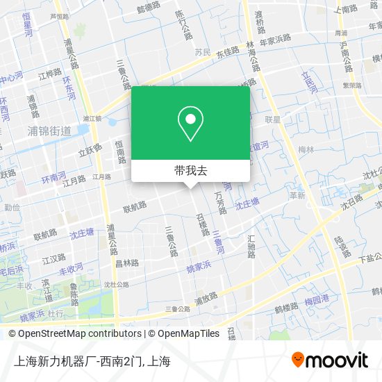上海新力机器厂-西南2门地图