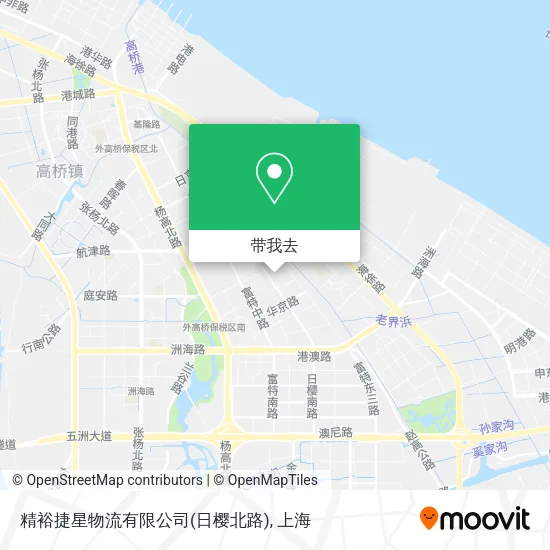 精裕捷星物流有限公司(日樱北路)地图