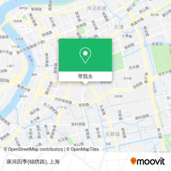 康润四季(锦绣路)地图