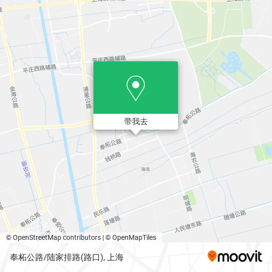 奉柘公路/陆家排路(路口)地图
