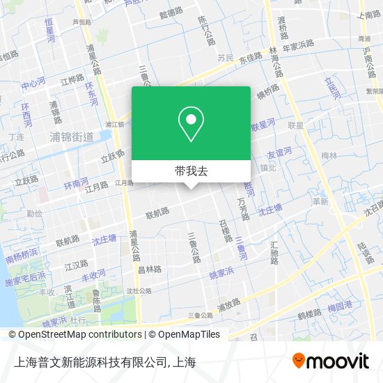 上海普文新能源科技有限公司地图