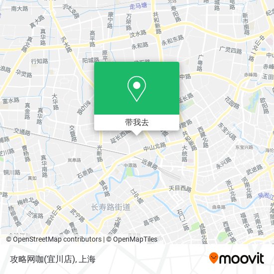 攻略网咖(宜川店)地图