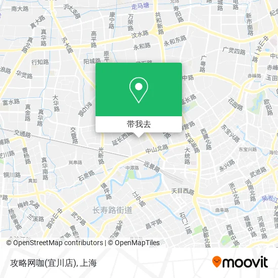 攻略网咖(宜川店)地图