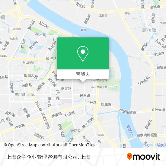 上海众学企业管理咨询有限公司地图
