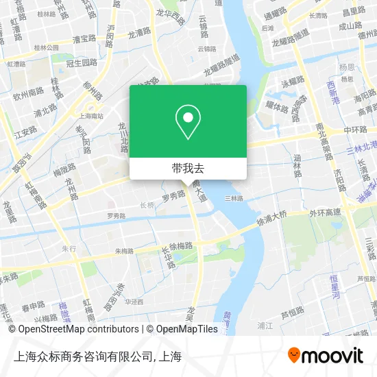 上海众标商务咨询有限公司地图